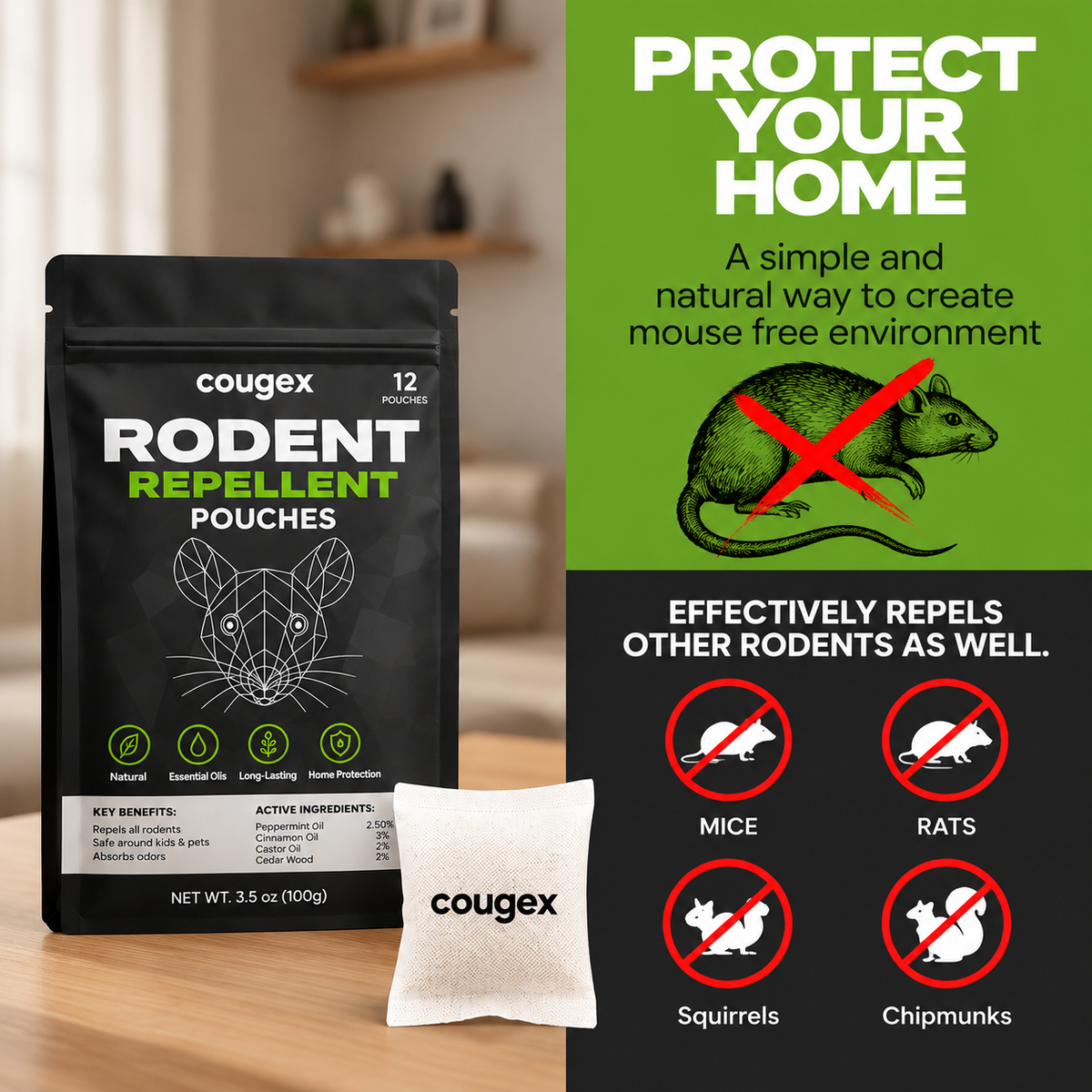 COUGEX® Natural Rodent Repellent Pouches(副本)