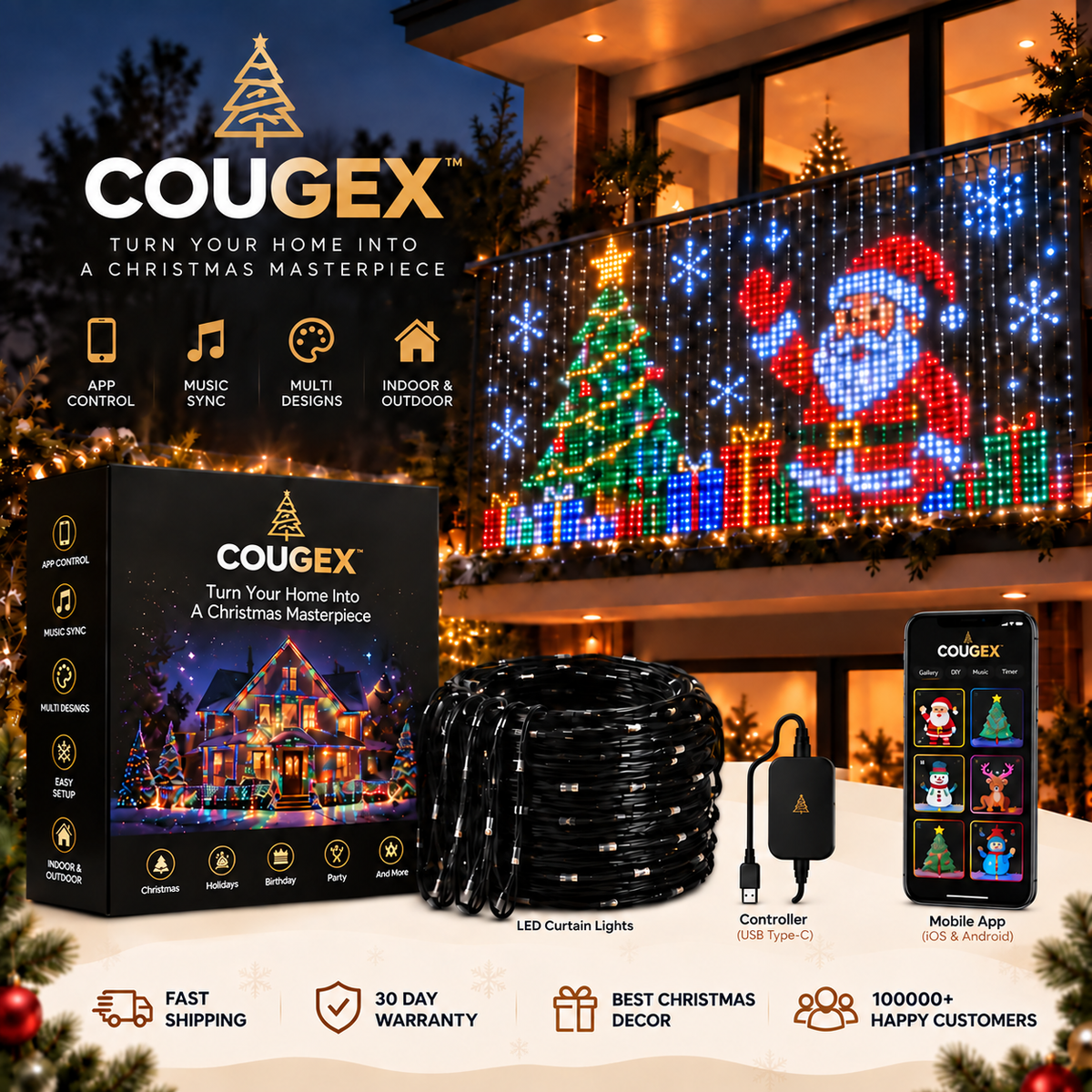 Smart Animated Christmas Lights